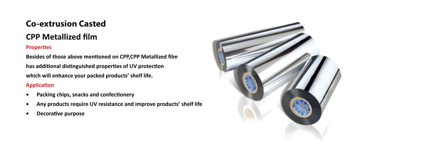 Products-CPP Metallized Film